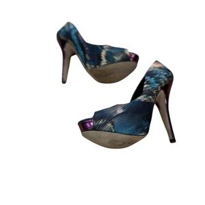 Elegant Peep Toe High Heels Women's Colorful